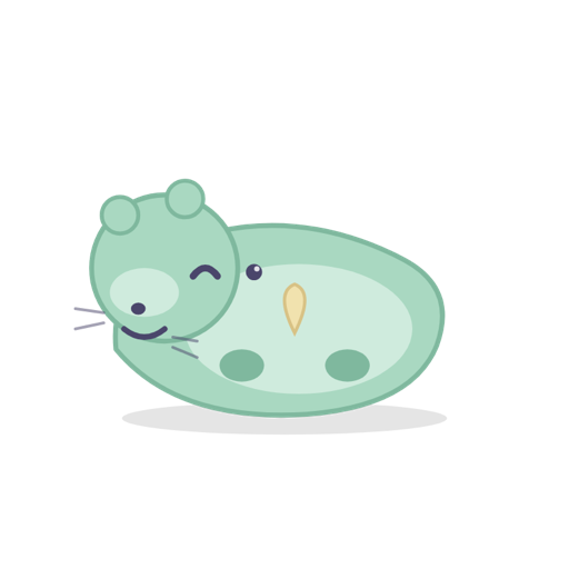 Pearl, the Dino Calm: Ocean companion