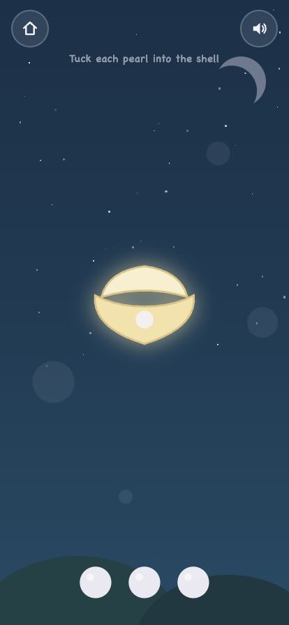 Pearl Tide, a simple shell-and-pearl matching game