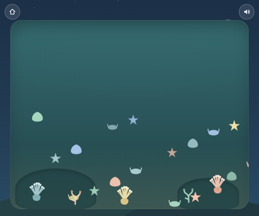 The Tide Pool, a keepsake scene that grows as a child plays